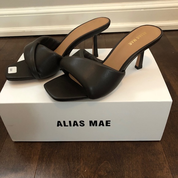 ALIAS MAE chocolate brown heel size 38 - Picture 1 of 7